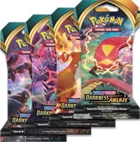 Darkness Ablaze Sleeved Booster Pack Art Bundle [Set of 4]