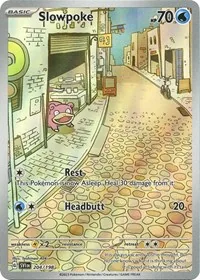 Slowpoke - 204/198, Illustration Rare — Scarlet & Violet Base Set