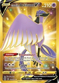 Galarian Articuno V (Secret), Secret Rare — Brilliant Stars