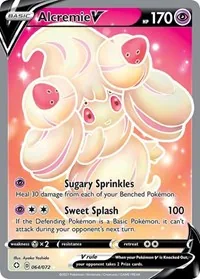 Alcremie V (Full Art), Ultra Rare — Shining Fates