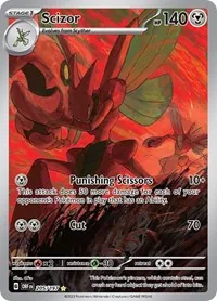 Scizor - 205/197, Illustration Rare — Obsidian Flames