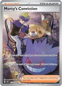 Morty's Conviction - 211/162, Special Illustration Rare — Temporal Forces