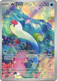 Wiglett - 206/198, Illustration Rare — Scarlet & Violet Base Set
