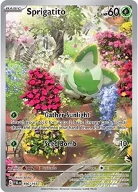 Sprigatito - 196/193, Illustration Rare — Paldea Evolved