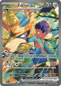 Hop's Zacian ex - 186/159, Special Illustration Rare — Journey Together